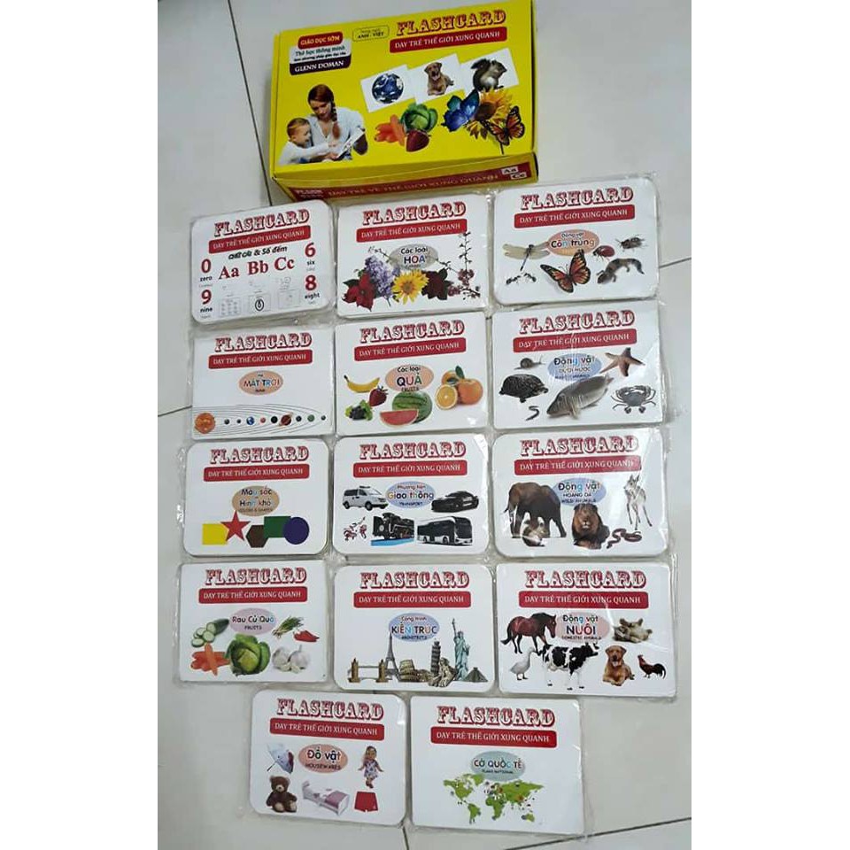 Flash card dạy trẻ thế giới xung quanh