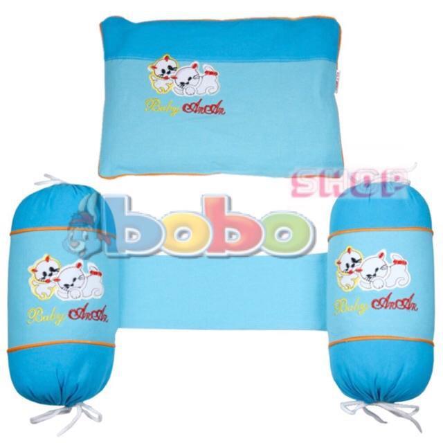 Bộ Gối Vỏ Đậu Xanh Tự Nhiên Cho Bé Sơ Sinh 30cm - Màu Ngẫu Nhiên