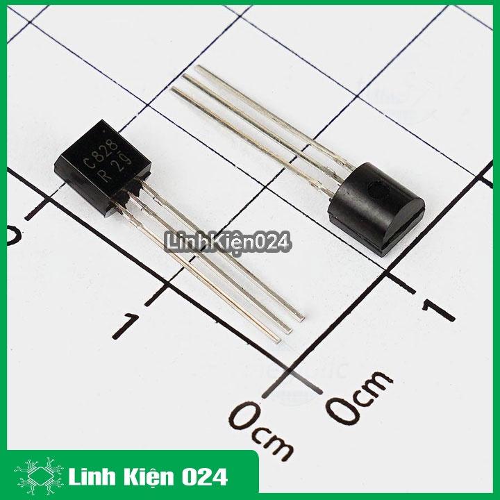 C828 TO-92 transistor NPN 0,1a 25v