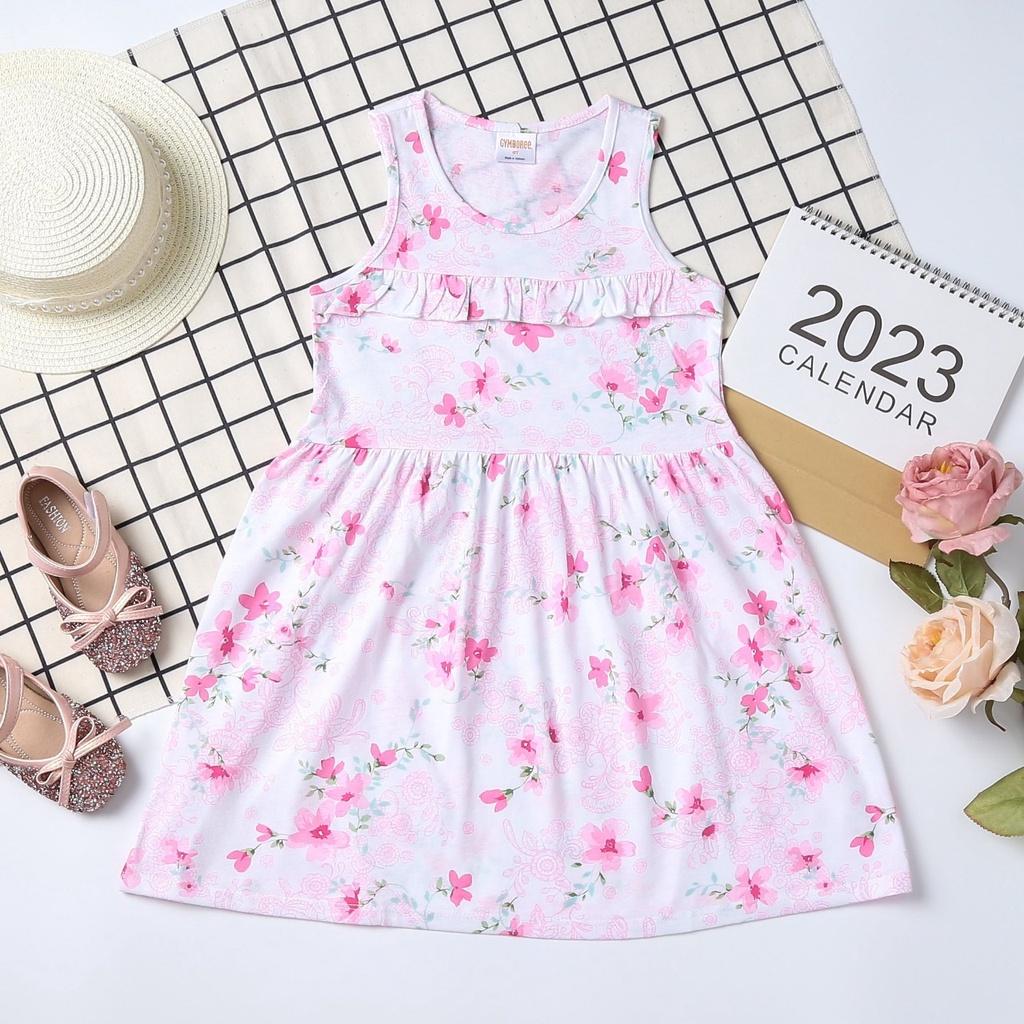 Váy gymboree bé gái size 16 tới 35kg chất thun cotton mặc hè thoáng mát