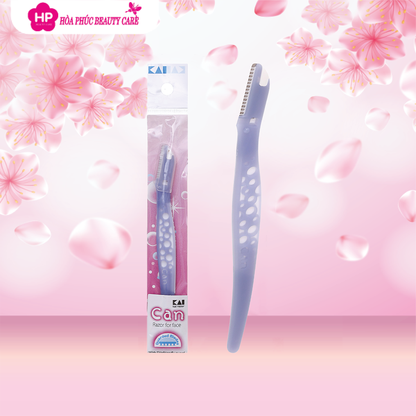 Dao Cạo Lông Mày, Lông Mặt Kai Razor Eyebrow For Women Dành Cho Nữ Lẻ 1 Cây