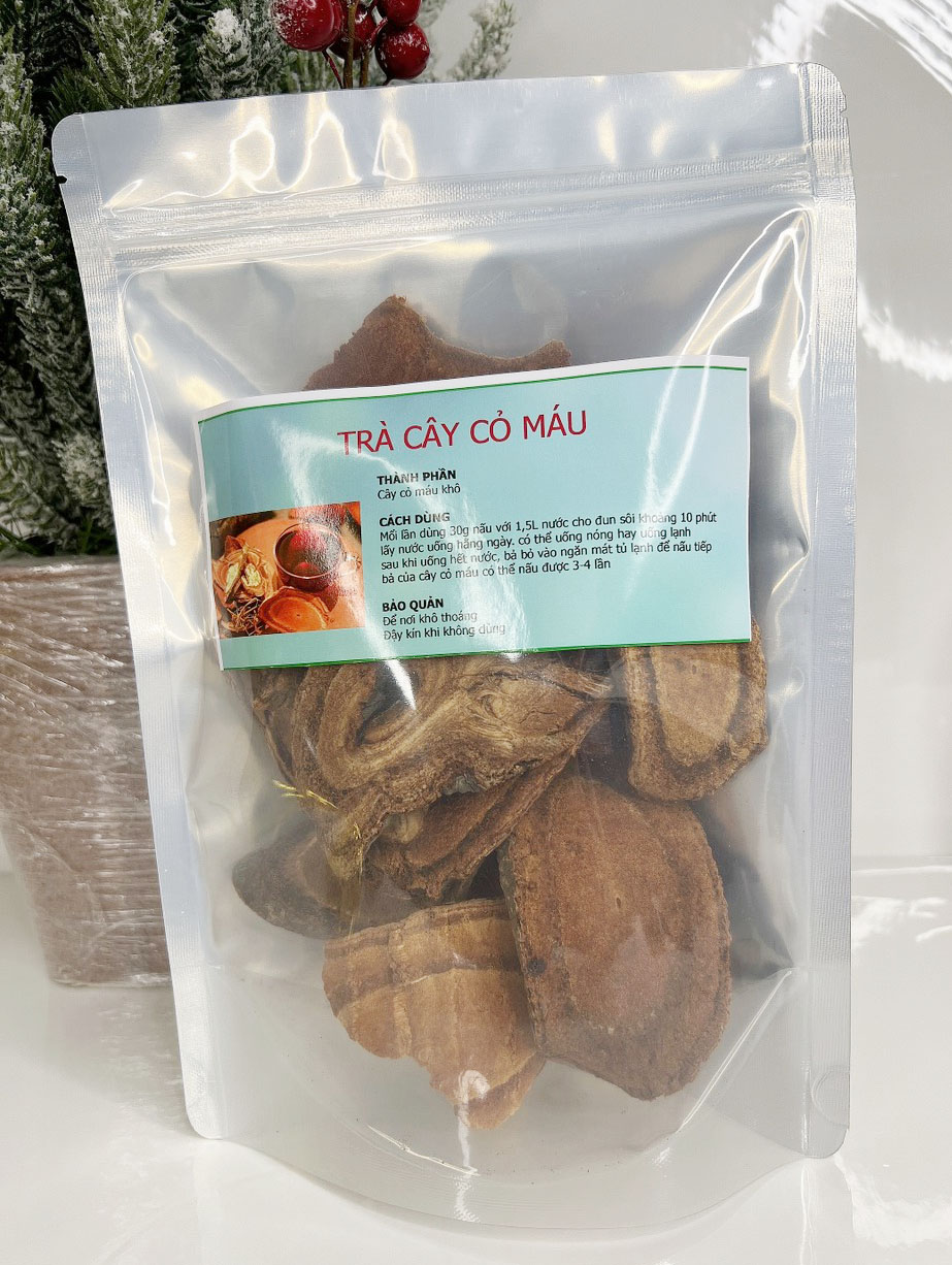 Trà cây cỏ máu ( Cây Cỏ máu khô)  - Cỏ máu quảng bình lát to và đậm nước - Gói 1kg