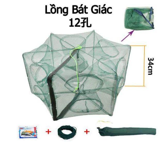 Lồng Bát Giác bắt tôm, cua, cá ếch, lươn, trạch