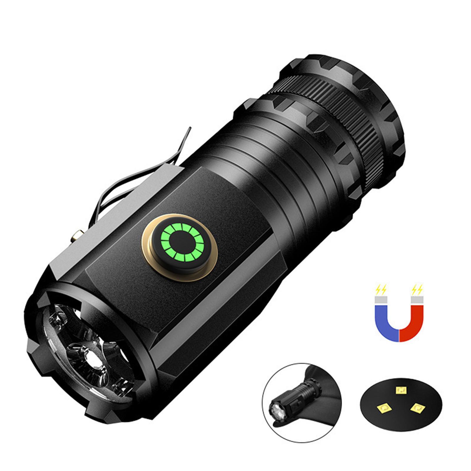 Portable flashlights 5 Modes Handheld Torch Lights for Emergency Travel Tent