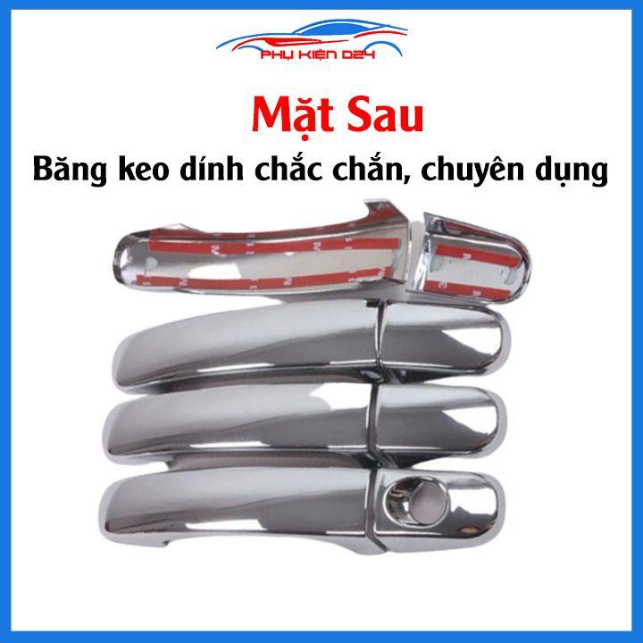 Ốp tay hõm mạ crom Mazda BT-50 BT50 sáng bóng chống trầy bảo vệ cửa xe ô tô