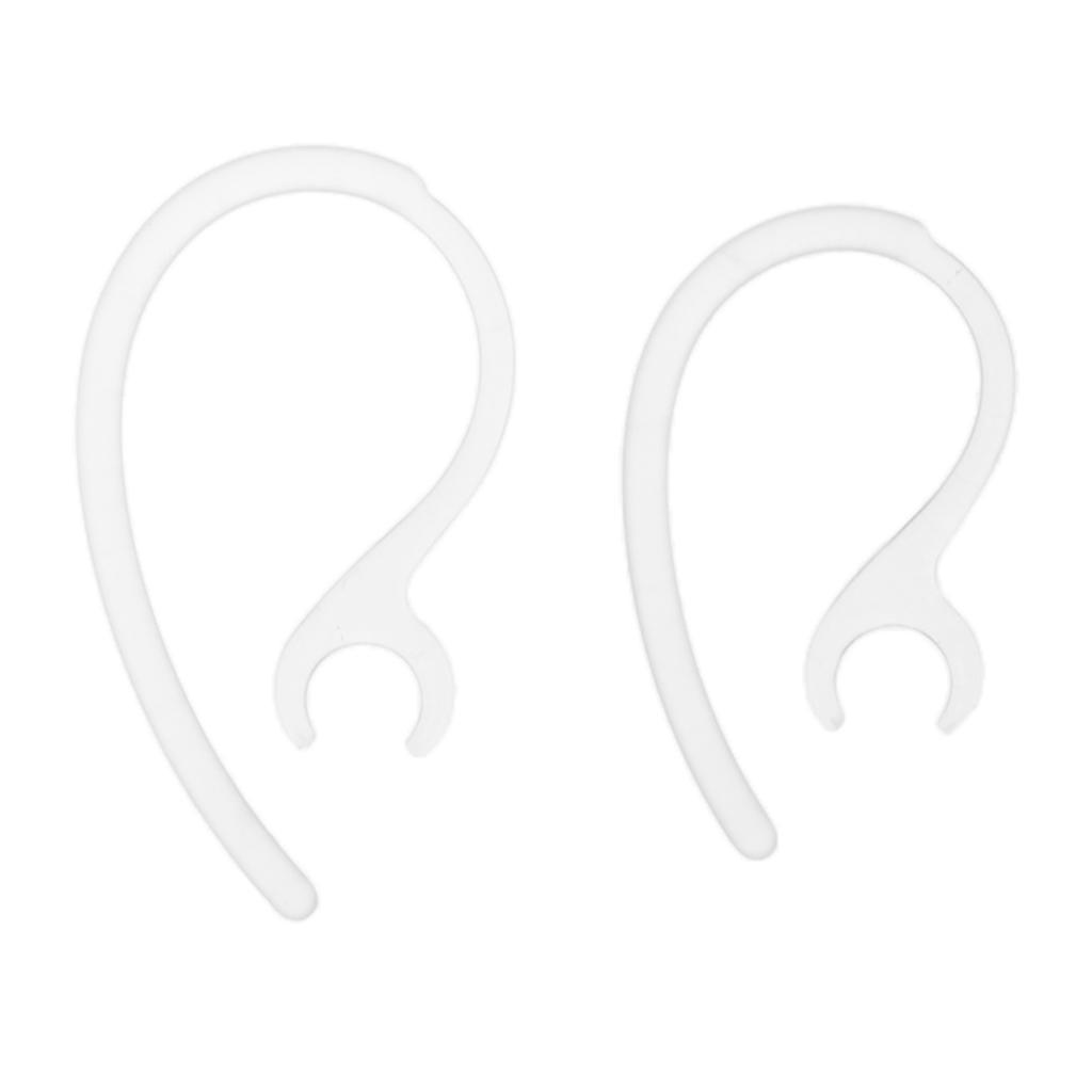 2X 10 Pieces Replacement Earhook Ear Earloop Clip For Headset clear