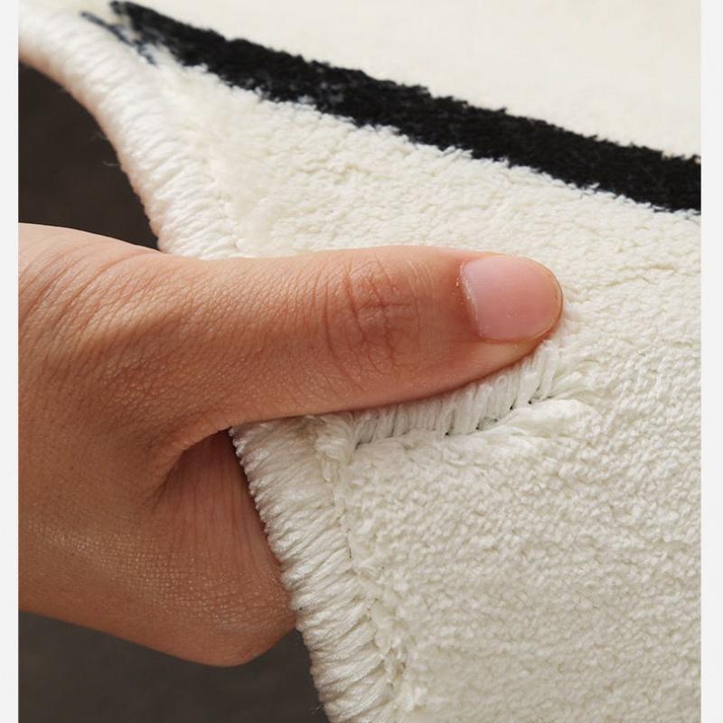 Thảm Trải Sàn Trang Trí Phòng Khách Phong Cách Retro Đơn Giản