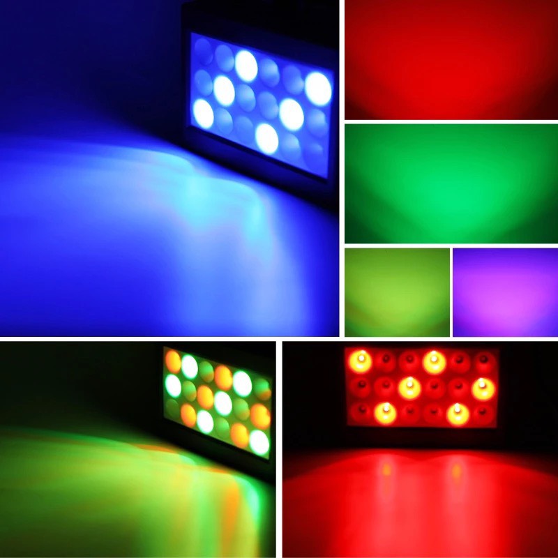 [ GTP ] ĐÈN CHỚP LIGHT 18 BÓNG RGB - THÍCH HỢP DÙNG TRONG PARTY , DISCO , BAR TẠI NHÀ .