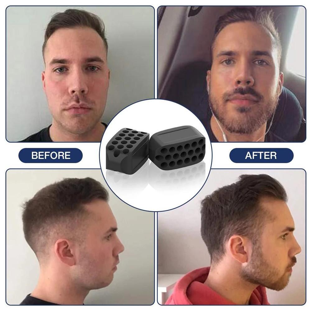 1/2PCS/LOT LINE LINE LINE BALL JAW LINE LINER FACIAL THEOT MUSCLE BALL JAWLINE CHAW BALL Workout Thiết bị tập thể dục Color: G 1 pcs storage box