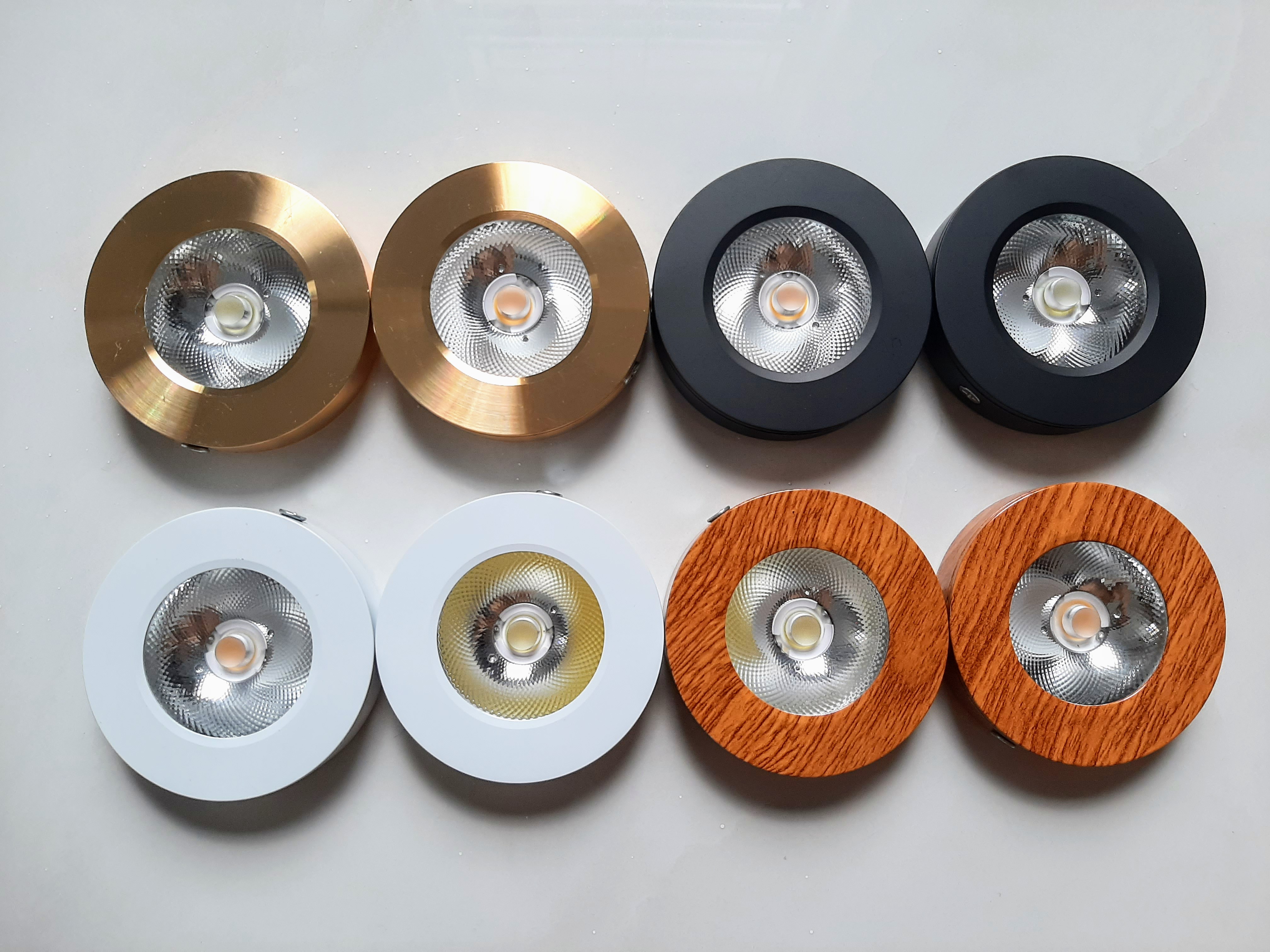 Đèn Led Ốp Nổi Tủ Rượu, Kệ Tủ Trưng Bày, Tủ Kính 5W Ánh Sáng Trắng/Vàng