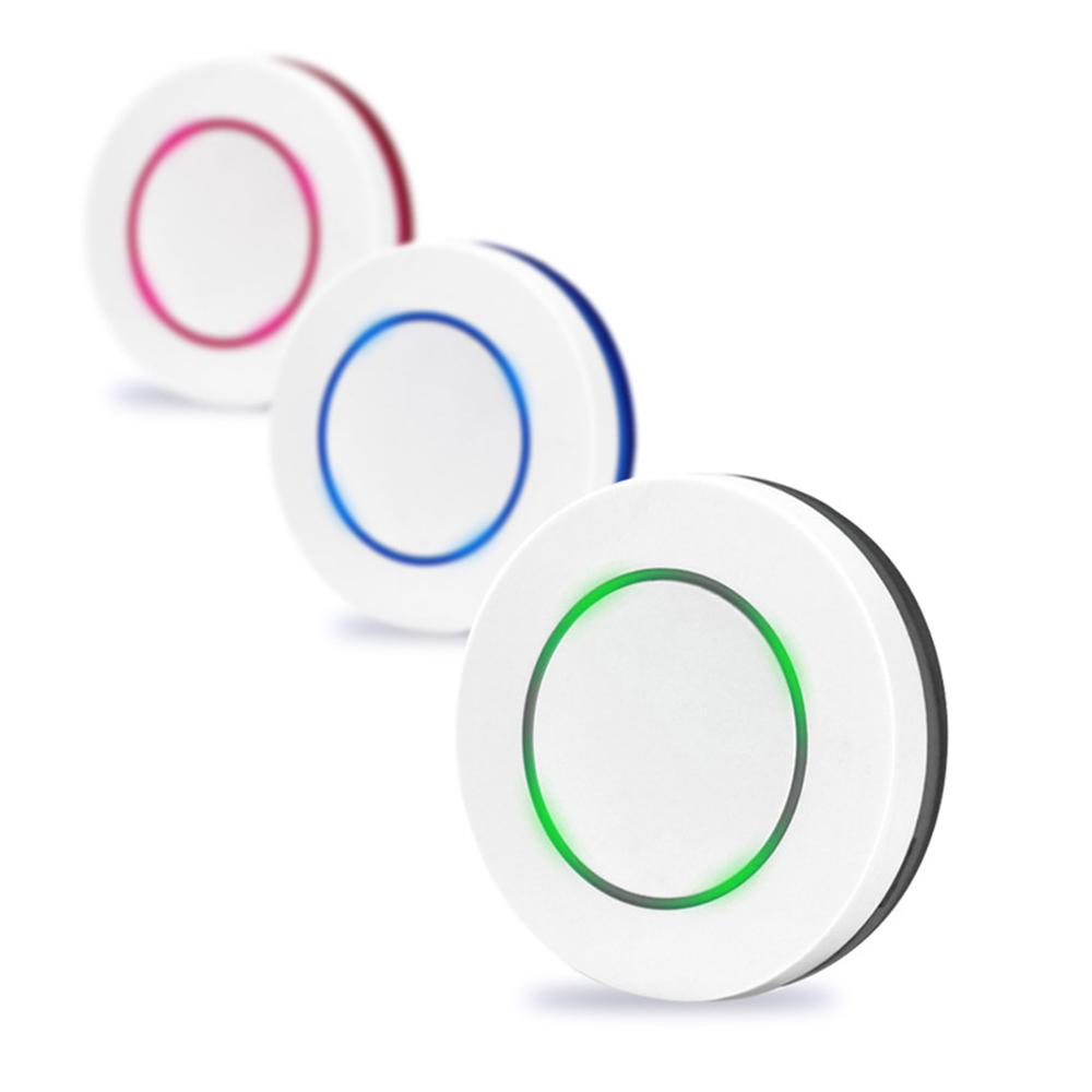 Đèn LED 433MHz điều khiển từ xa không dây 1 nút Công tắc điều khiển từ xa cảm thấy thoải mái để dán EV1527 Chip Learning Type 50m