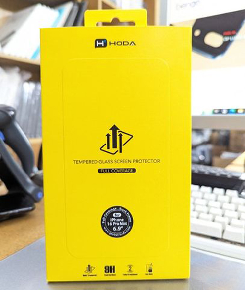 Dán Cường lực Hoda Clear cho iPhone 16 Pro Max with Dust-Free Helper Lite (0.33mm) - Hàng Chính Hãng