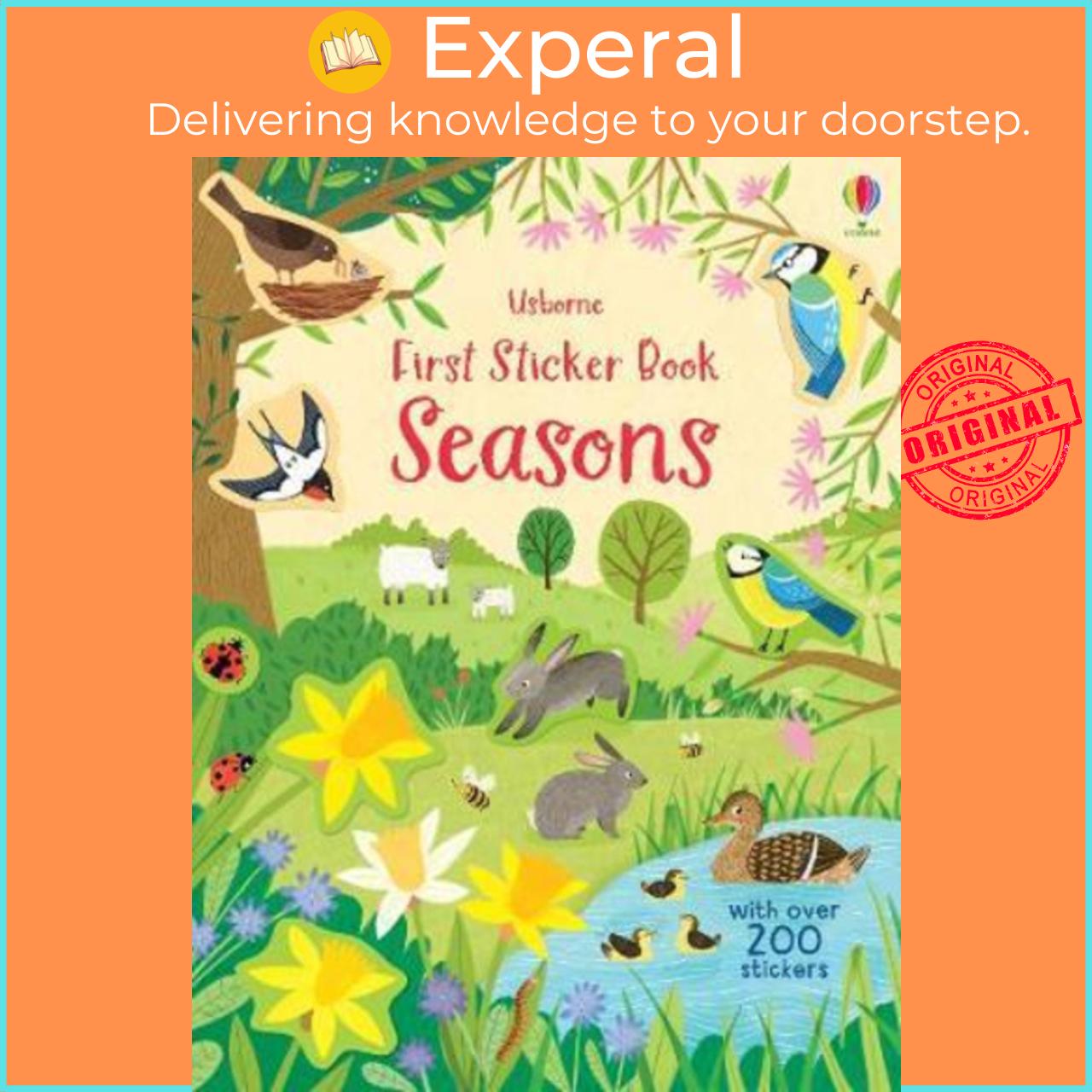 Sách - First Sticker Book Seasons by Holly Bathie