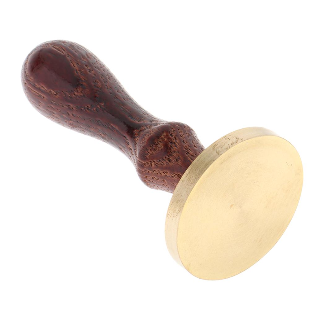 Exquisite Copper Sealing Wax Seal Stamp Wood Handle