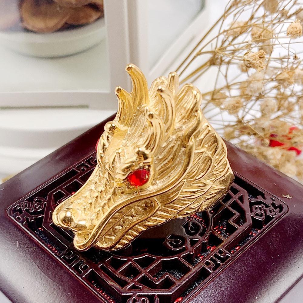 Nhẫn Rồng Phong Thủy Mẫu 11 - Chiêu Tài - Hóa Sát