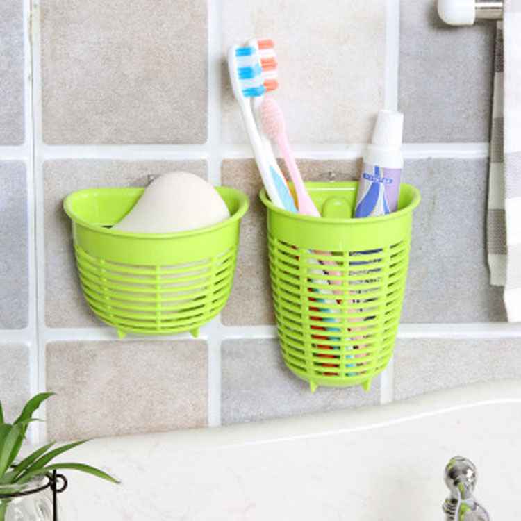 Bộ 2 rổ nhựa đựng miếng rửa chén cao cấp - Hàng nội địa Nhật