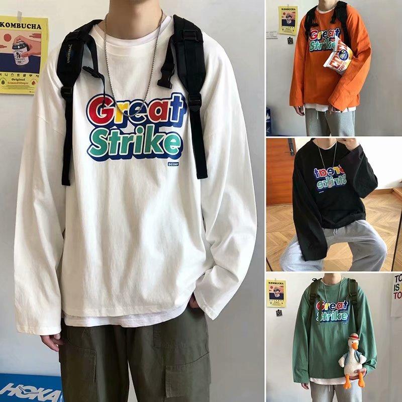 Áo Thun Form Rộng Tay Dài Unisex 3 Màu