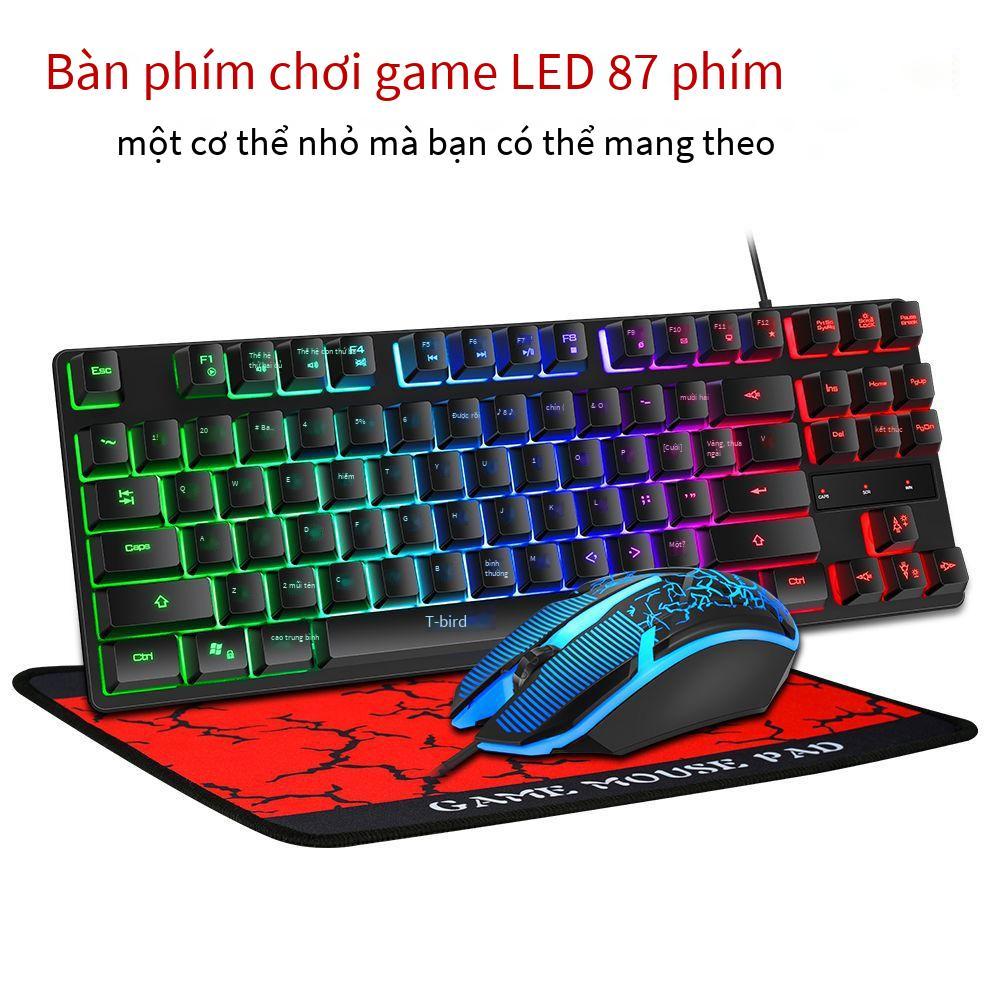 Đặc Biệt Thunder Wolf TF260 Máy Tính Xách Tay Máy Tính Để Bàn Miếng Lót Chuột Bàn Phím Chuột 3 Phím Game Bộ Chuột