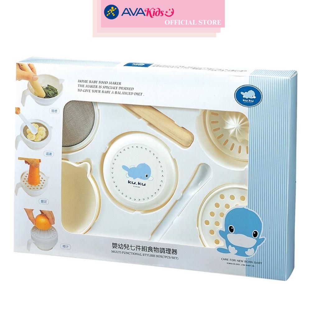 Bộ chế biến thức ăn cho bé bằng nhựa KuKu KU5307