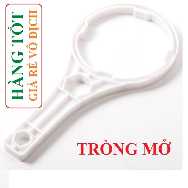 Trọn bộ ly lọc trong 10 inch + Bông PP + Bát + Cút nối nhanh