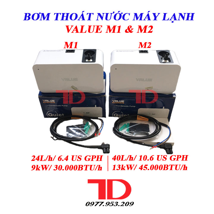 Máy bơm xả nước thải máy lạnh điều hoà Value