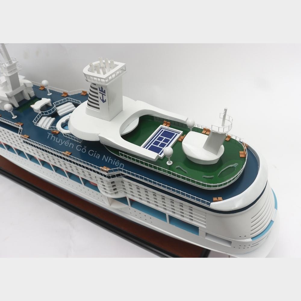 Mô Hình Thuyền Gỗ Trang Trí Phong Thủy Dạng Thuyền Du Lịch VOYAGER OF THE SEAS Chính Hãng, Hàng Xuất Khẩu Chất Lượng Cao