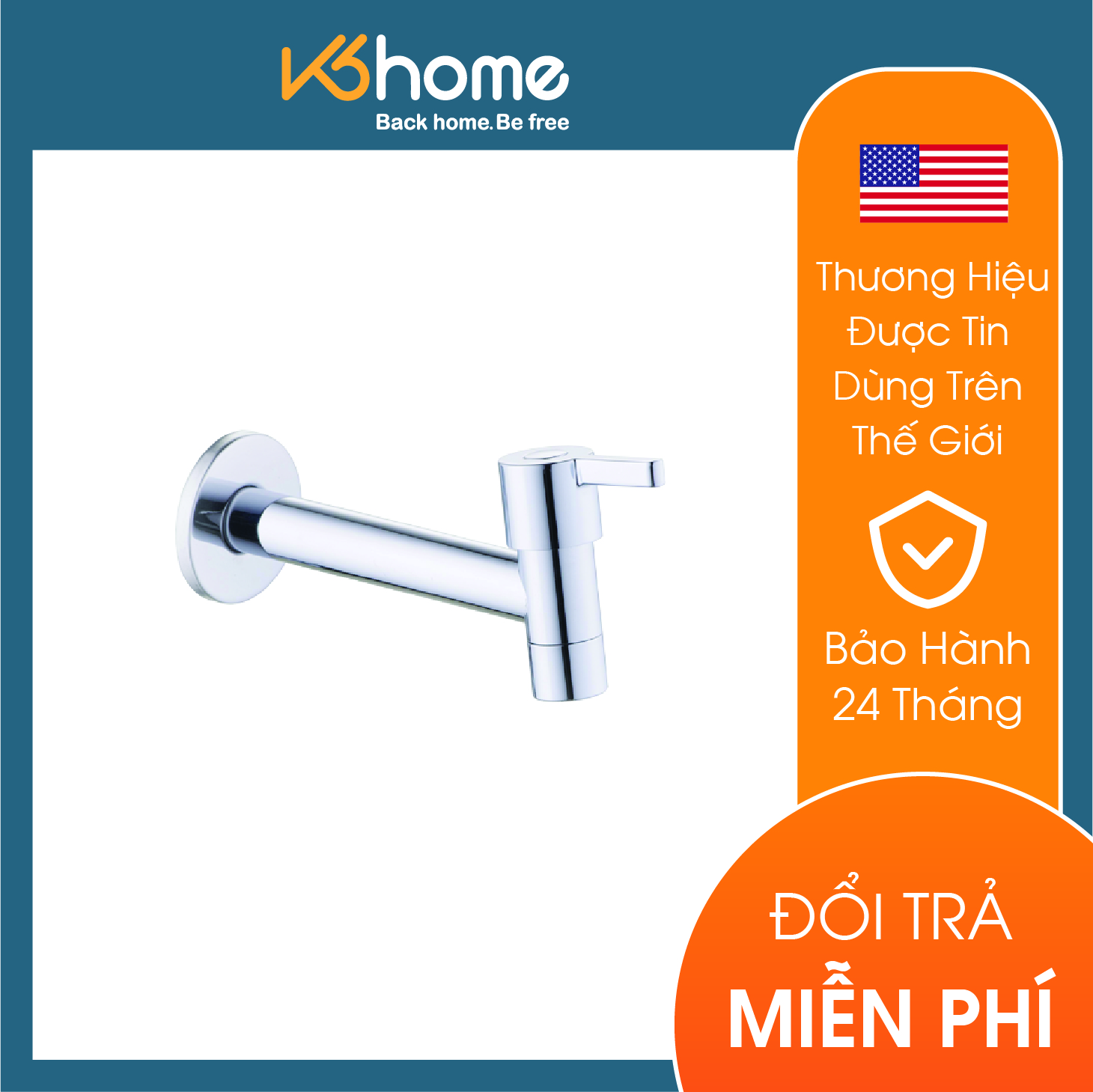 Vòi xả, vòi gắn máy giặt Moen - 9013