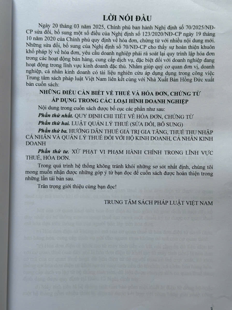 Sách Những Điều Cần Biết Về Thuế Và Hóa Đơn, Chứng Từ Áp Dụng Trong Các Loại Hình Doanh Nghiệp V2611D
