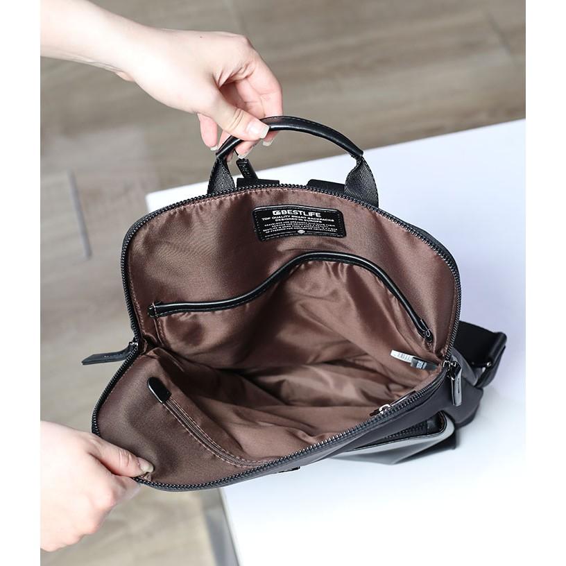 Balo BESTLIFE Elegant Lady màu ĐEN. Kích thước 13.3 inch, Cao 31cm x Ngang 29cm x rộng 5cm . Mã sản phẩm BB-3473BK. Chính hãng bảo hành 02 năm