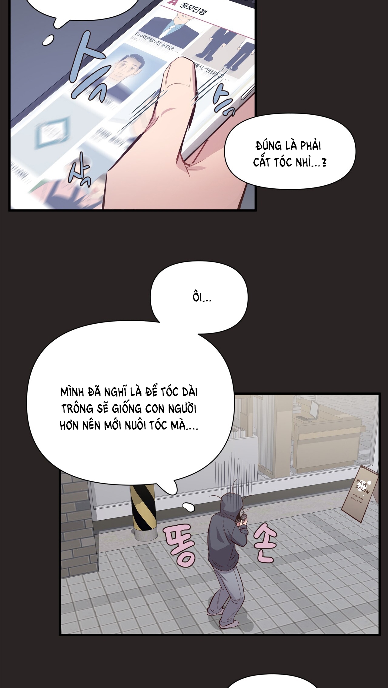 Điều Bí Mật Dưới Mái Tóc chapter 1.1 - Trang 22
