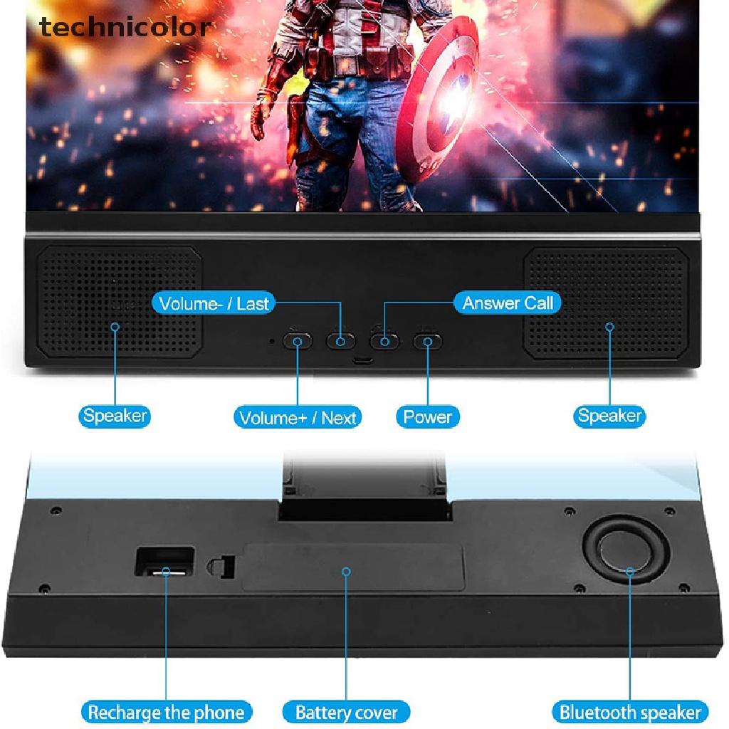 Bộ Khuếch Đại Màn Hình Điện Thoại 3d 12 "Tích Hợp Loa Bluetooth