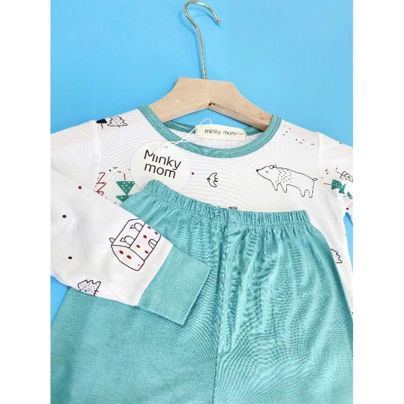 Bộ dài tay thun lạnh cho bé