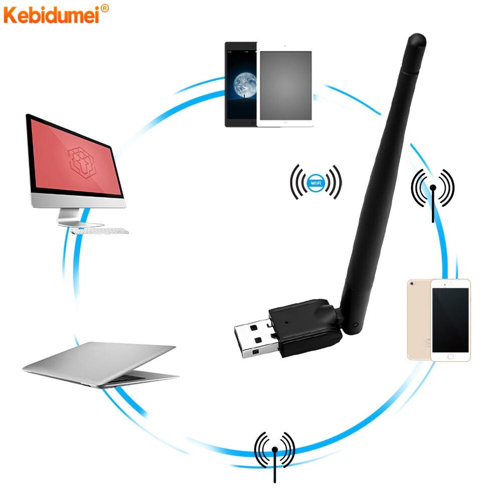 Bộ thu mạng không dây chuẩn N Mini Ethernet kết nối USB Wifi 150Mbps MT7601 băng thông và tốc độ cao