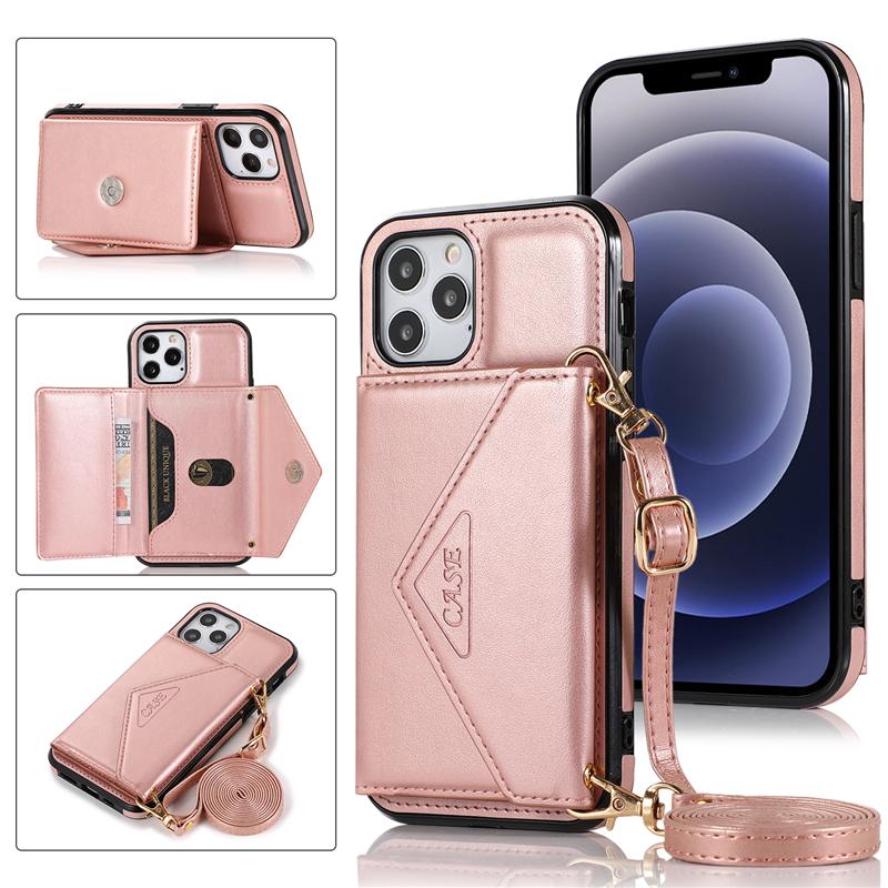 Bao Da Nắp Gập Có Ngăn Đựng Thẻ Hít Nam Châm Thời Trang Cho Iphone12 Mini 11 Pro Xs Max Xr I8 I7