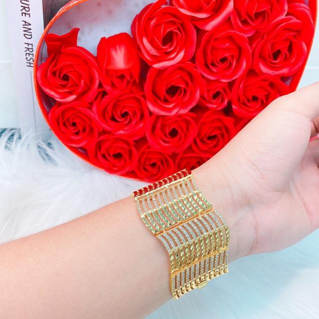 Lắc tay mạ vàng 18k RCLN