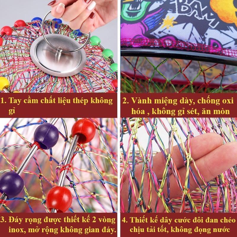 Rọng Cá Câu Đài , Giỏ Đựng Cá Siêu Bền Cao Cấp