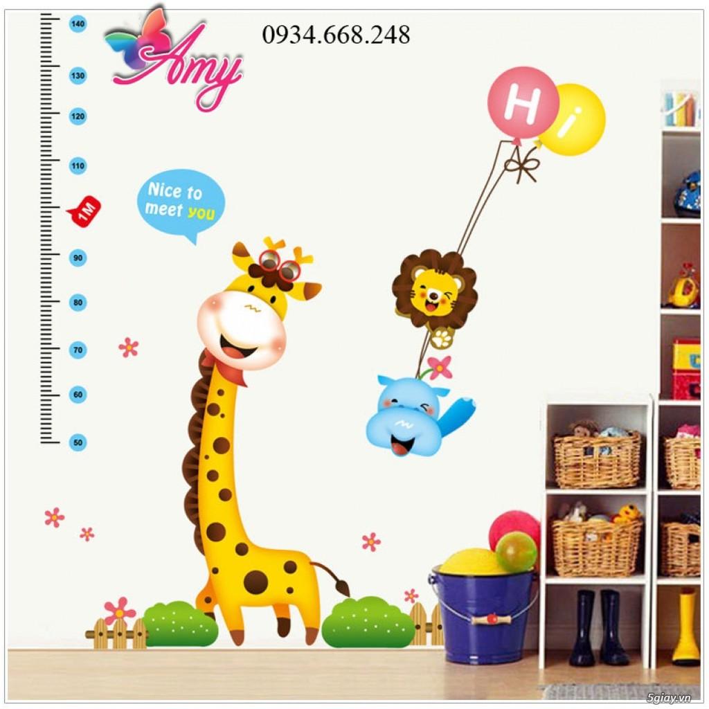 Decal Đo chiều cao cho bé