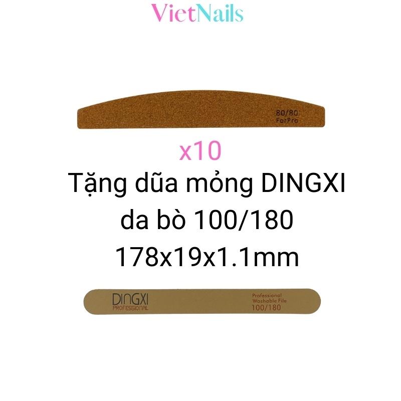 Dũa Móng Bột Móng Gel, Dũa Móng Nail Hai Mặt Giấy Nhám Chỉ Số Nhám 80/80