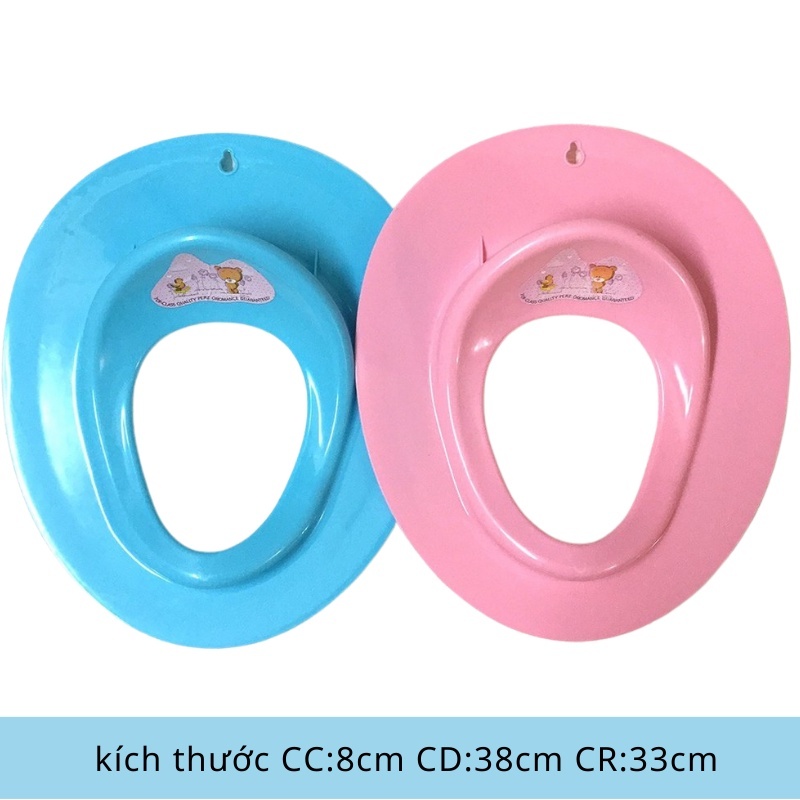 Bệ thu nhỏ bồn cầu cho bé , thu nhỏ bồn cầu cho bé đi vệ sinh thoải mái Việt Nhật - Hàng chính hãng
