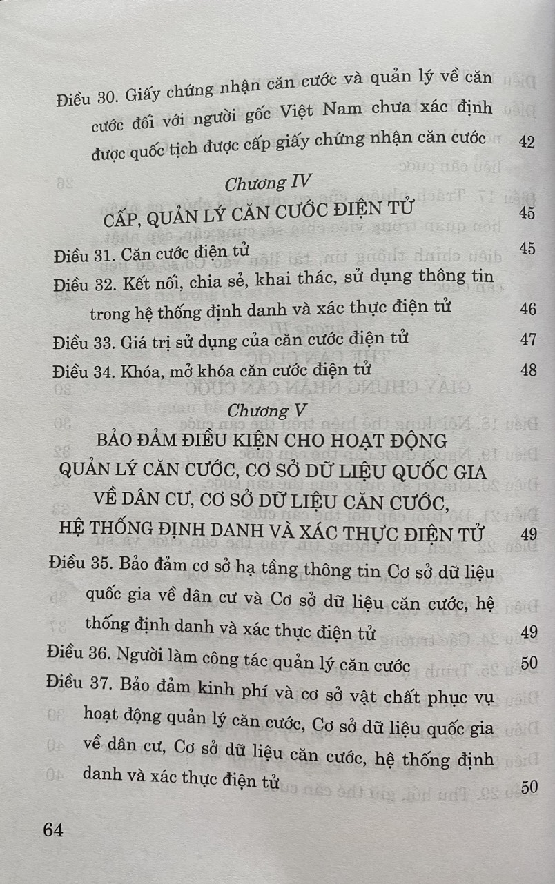 Luật Căn Cước