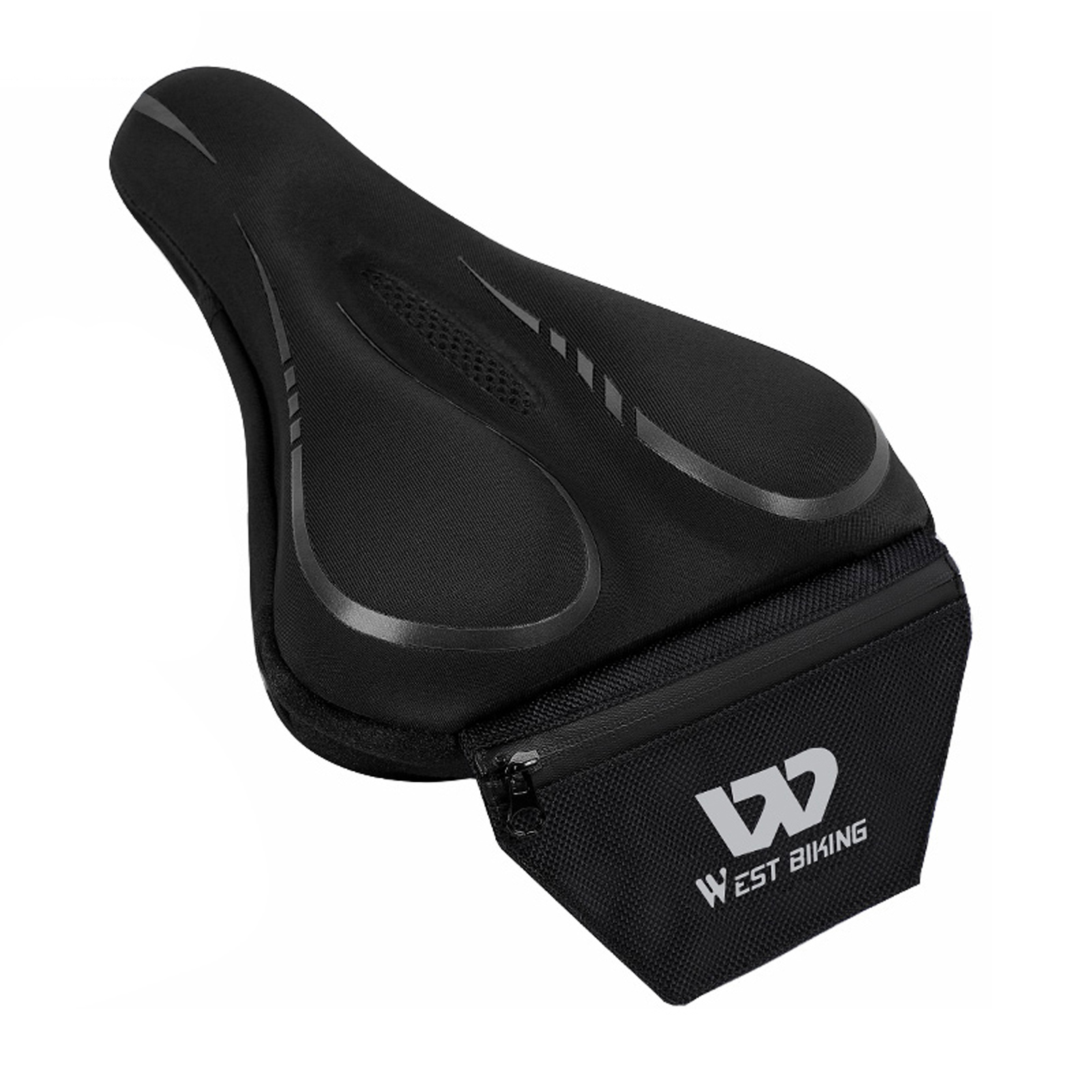 WEST BIKING Đệm Bọc Yên Xe Bằng Silicon Thiết Kế Bọt Biển Chống Thấm Nước Cho Xe Đạp