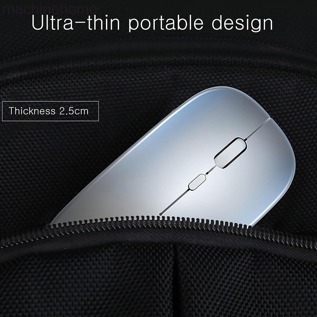 Chuột không dây Không Gây Tiếng Ồn Có Thể Sạc Lại Dành Cho PC Laptop