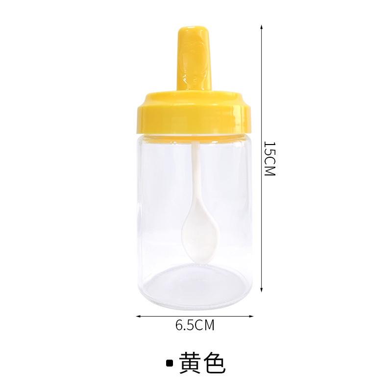 Hũ Đựng Gia Vị Bằng Nhựa, Hũ gia Vị Kèm Muỗng, Lọ Đựng Gia Vị 250ml