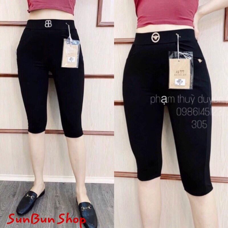 Quần Ngố UMI , quần legging Cạp Mặt Chữ Siêu Xinh