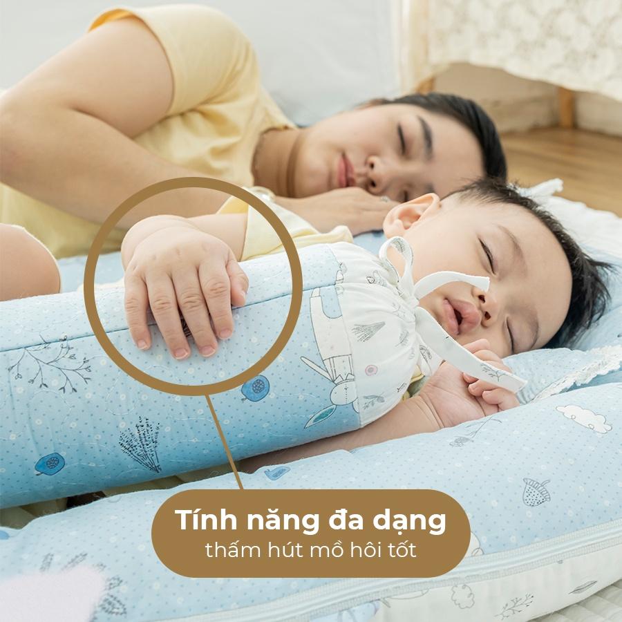 Gối Ôm Cho Trẻ Sơ Sinh Cao Cấp Khang Home Êm Ái Cho Bé Ngủ Ngon Size 10x30cm