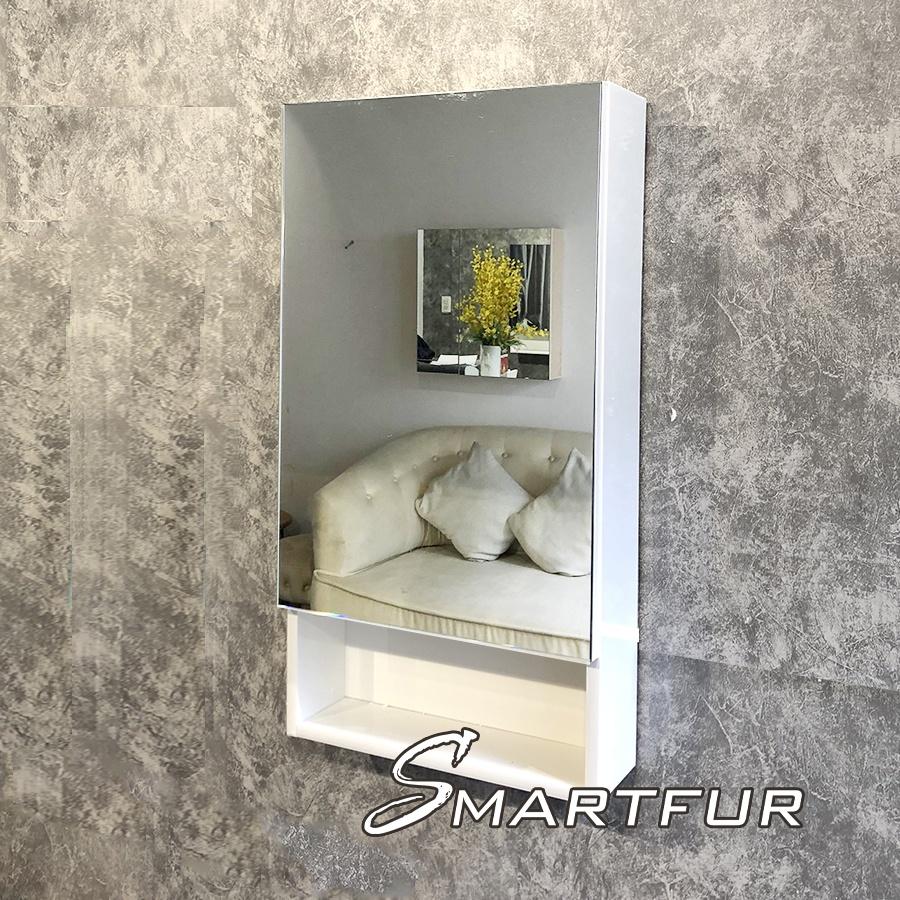 Tủ gương nhà tắm nhựa PVC cao cấp SMF40U KT