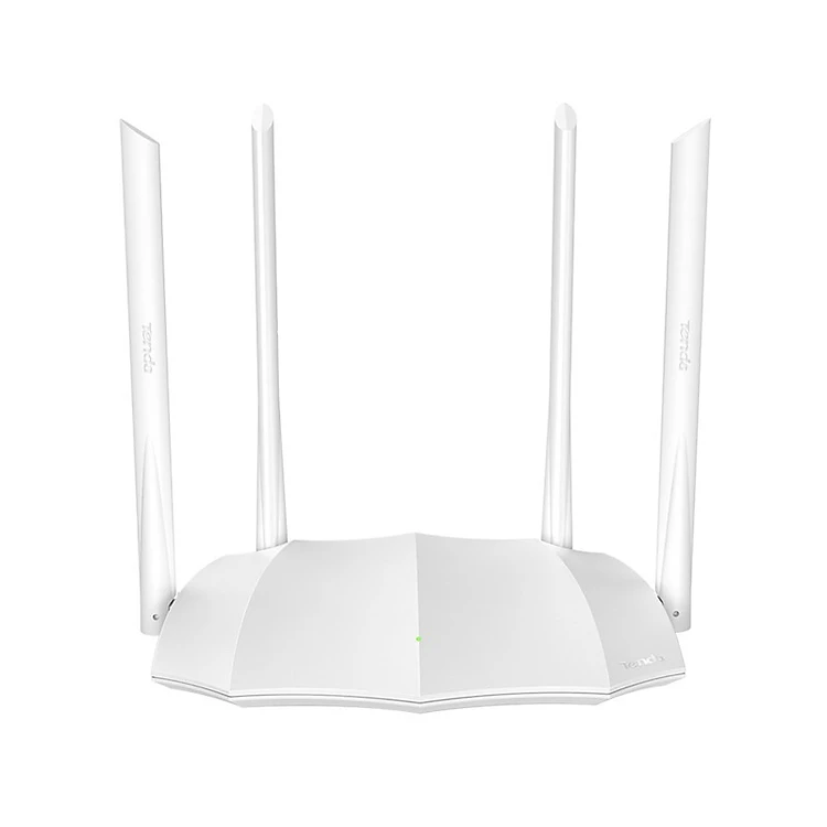 Bộ Phát Wifi Chuẩn AC1200 Tenda AC5 Màu Trắng Tặng Cáp Mạng Dây Đồng 8 Sợi Dài 2 mét - Hàng Chính Hãng