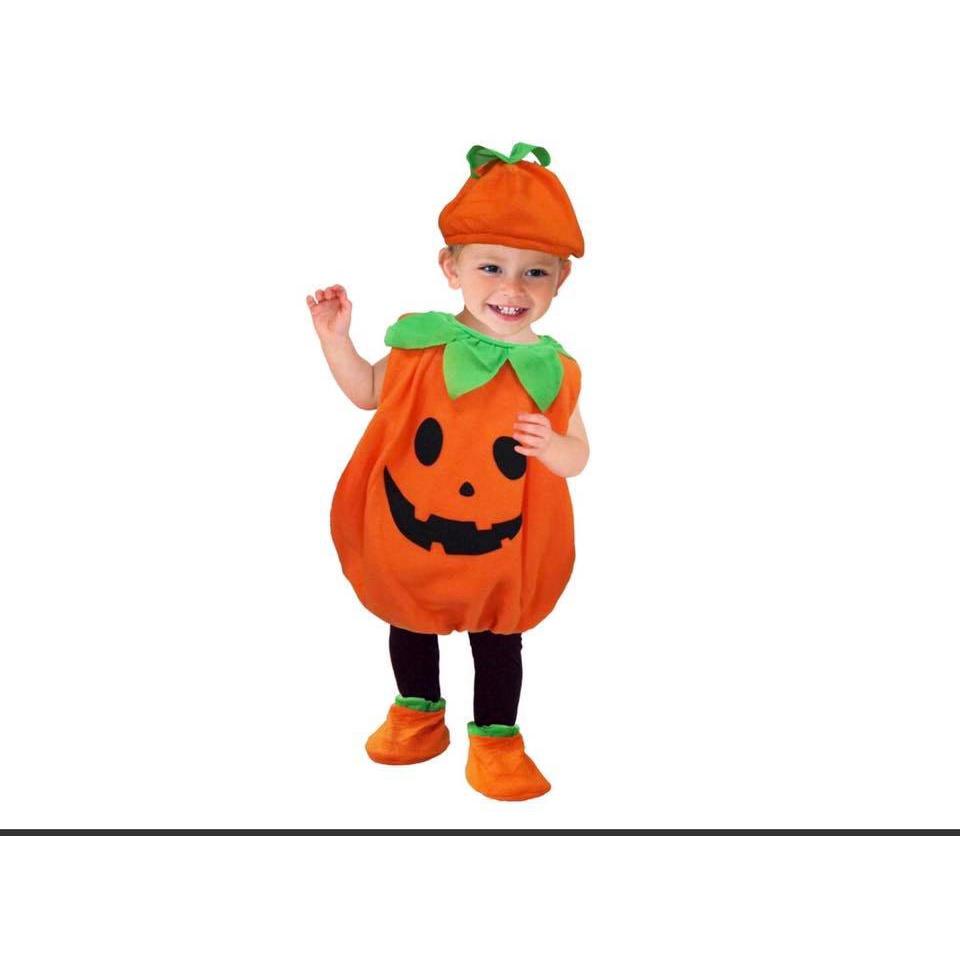Trang phục halloween bí ngô nhí cho bé 1-4 tuổi (8-17kg