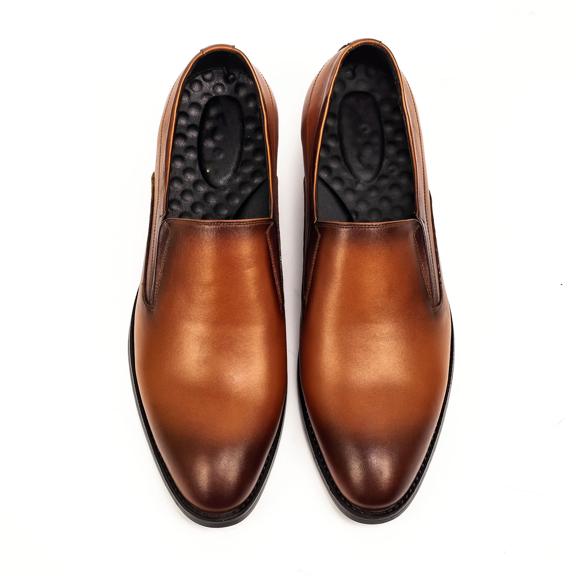 Giày lười da tăng chiều cao nam Bụi Leather G111 - Da bò Nappa cao cấp - Bảo hành 12 tháng