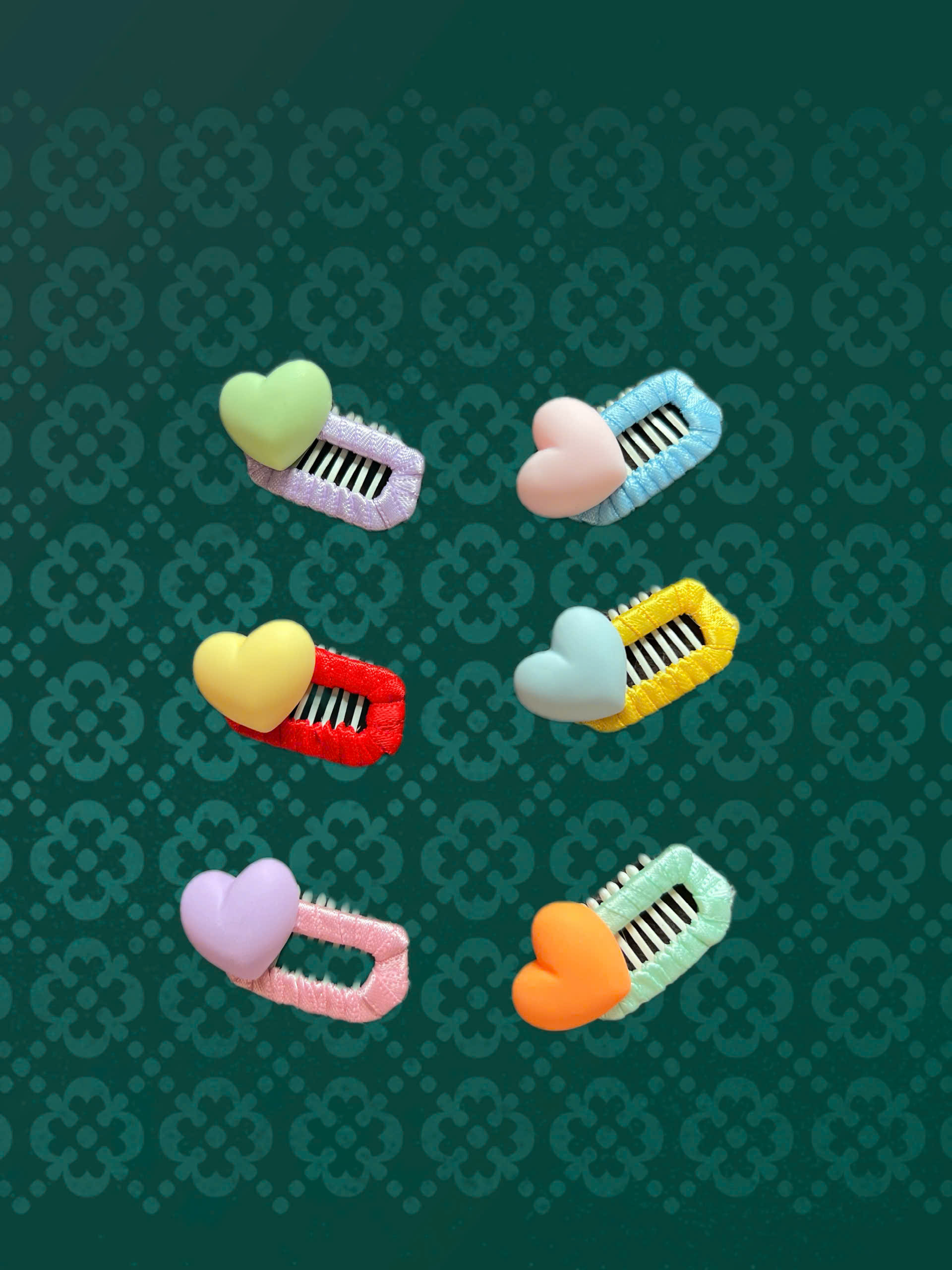 NƠ KẸP TÓC BUỘC TÓC CÀI TÓC TRÁI TIM THỜI TRANG DỄ THƯƠNG MÃ 36 CHO THÚ CƯNG CHÓ MÈO